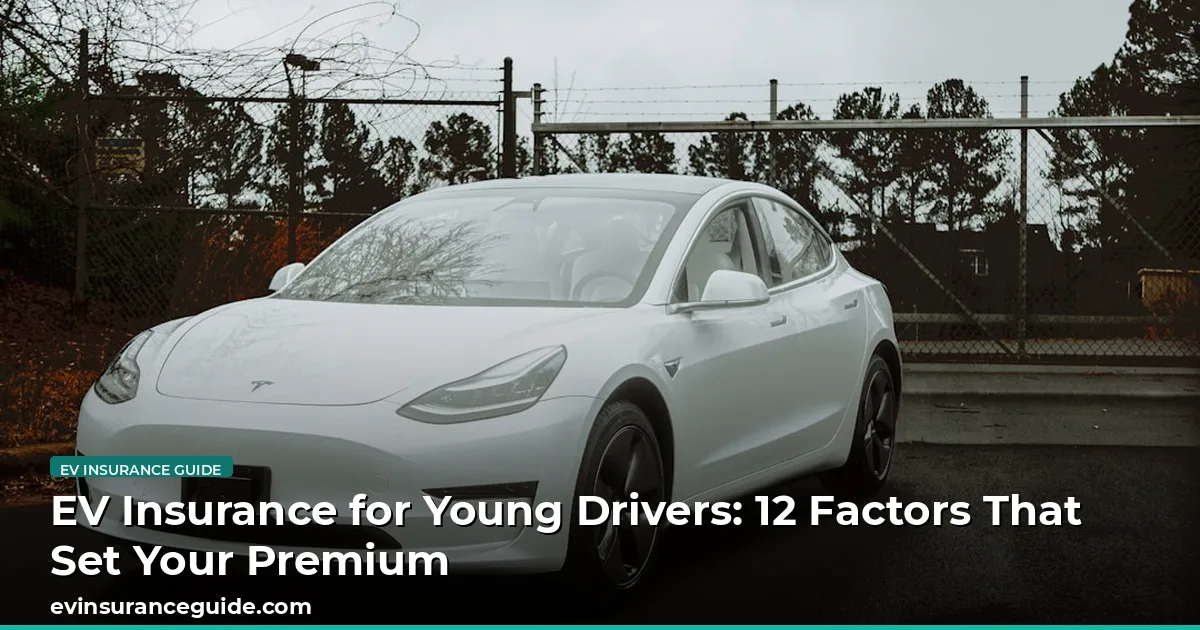 EV Insurance for Young Drivers: 12 Factors That Set Your Premium
