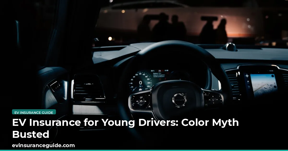 EV Insurance for Young Drivers: Color Myth Busted