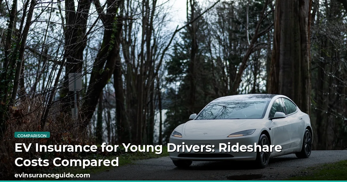 EV Insurance for Young Drivers: Rideshare Costs Compared