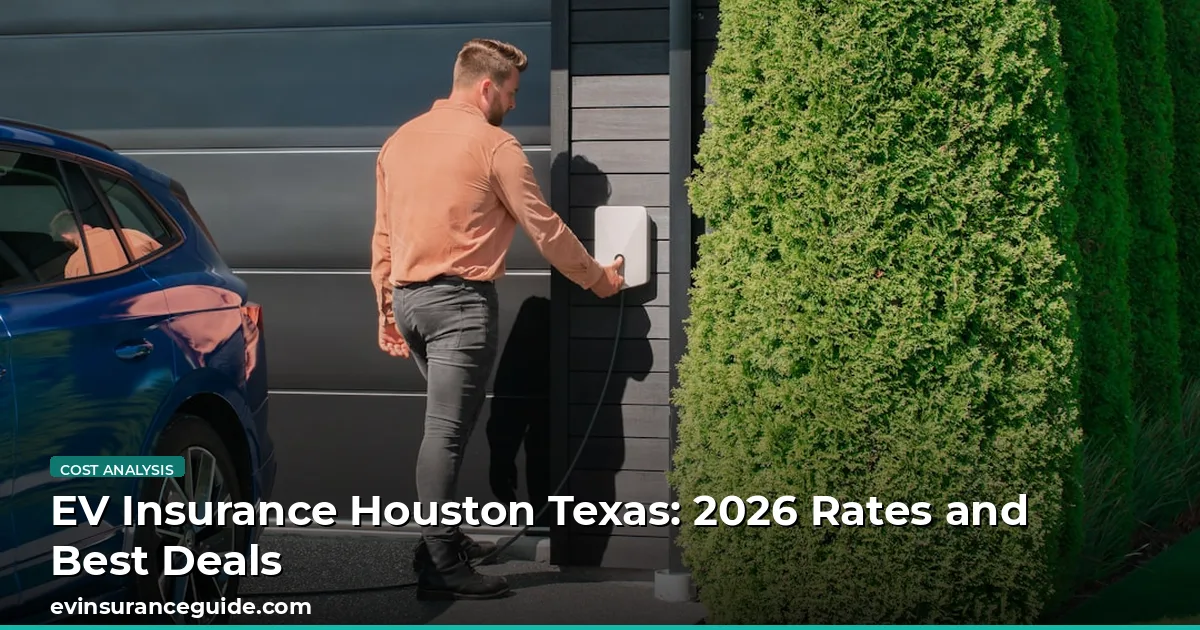 EV Insurance Houston Texas: 2026 Rates and Best Deals