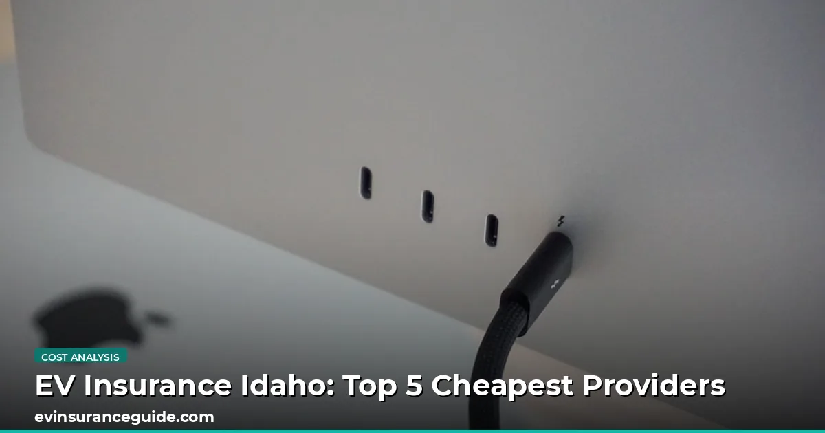 EV Insurance Idaho: Top 5 Cheapest Providers
