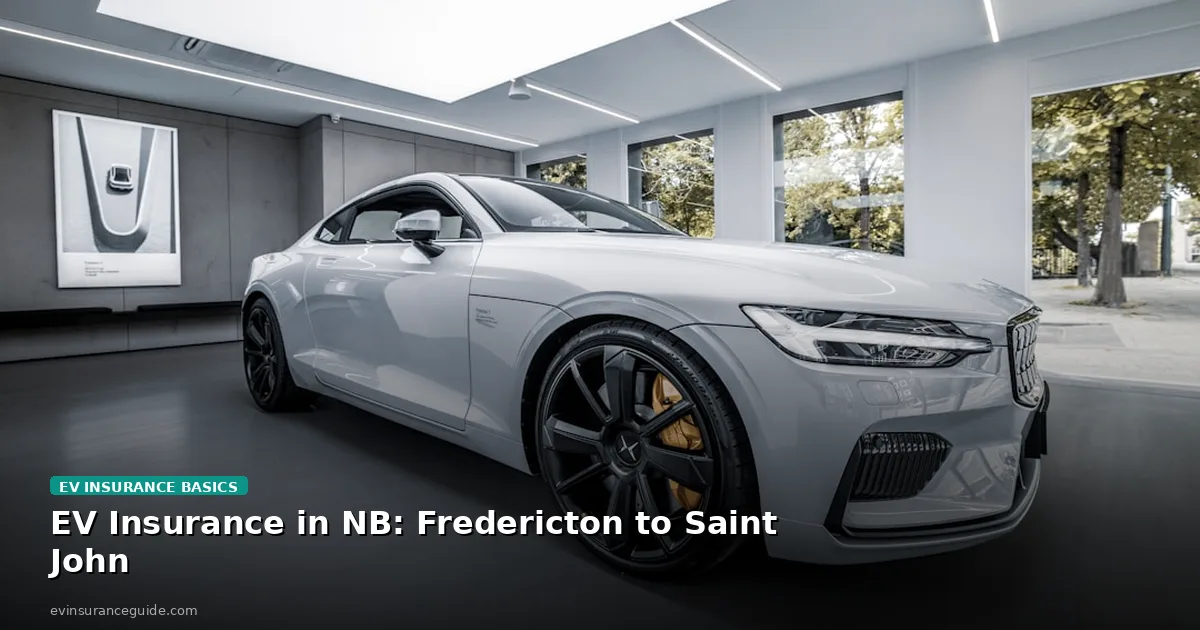 EV Insurance in NB: Fredericton to Saint John