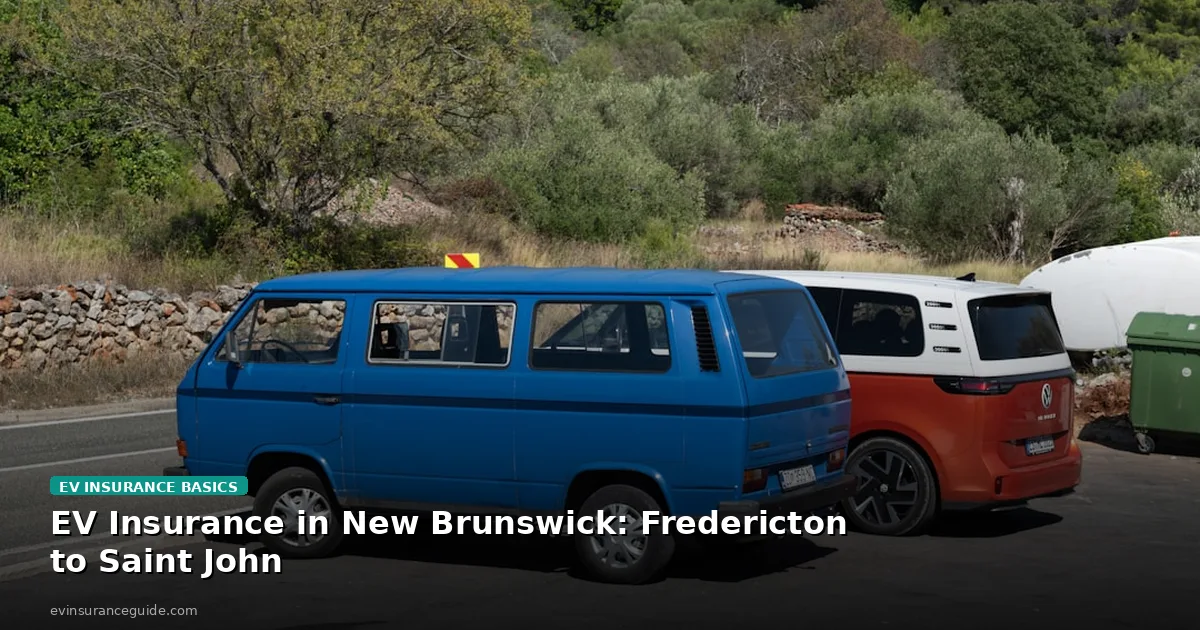EV Insurance in New Brunswick: Fredericton to Saint John