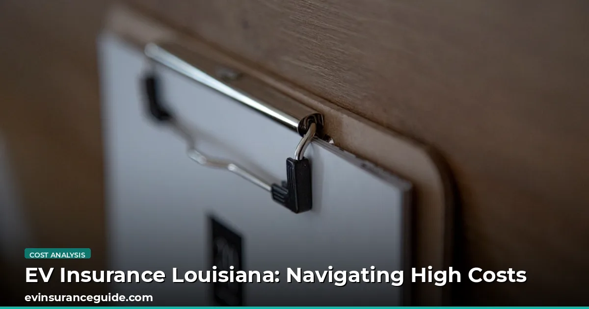 EV Insurance Louisiana: Navigating High Costs