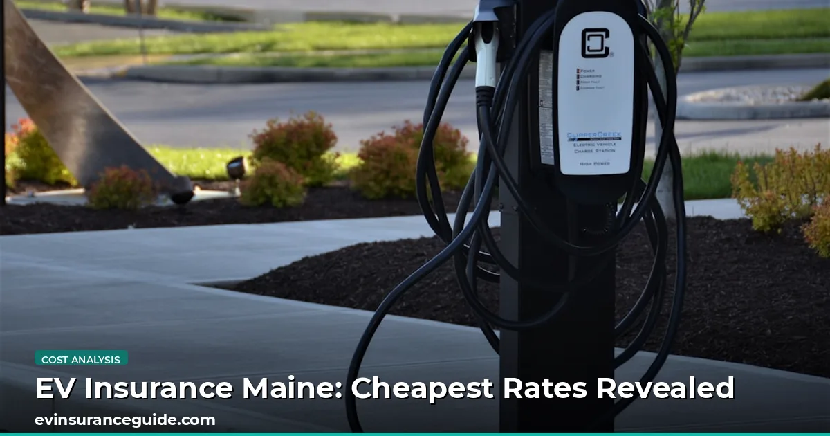 EV Insurance Maine: Cheapest Rates Revealed