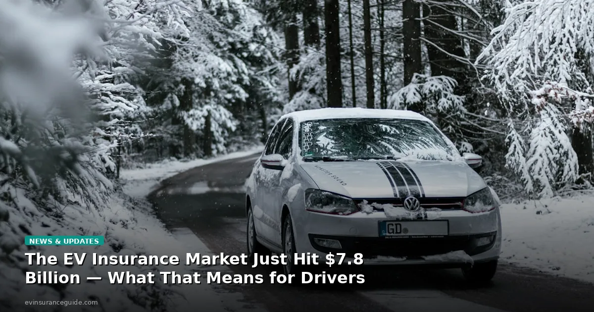 The EV Insurance Market Just Hit $7.8 Billion — What That Means for Drivers