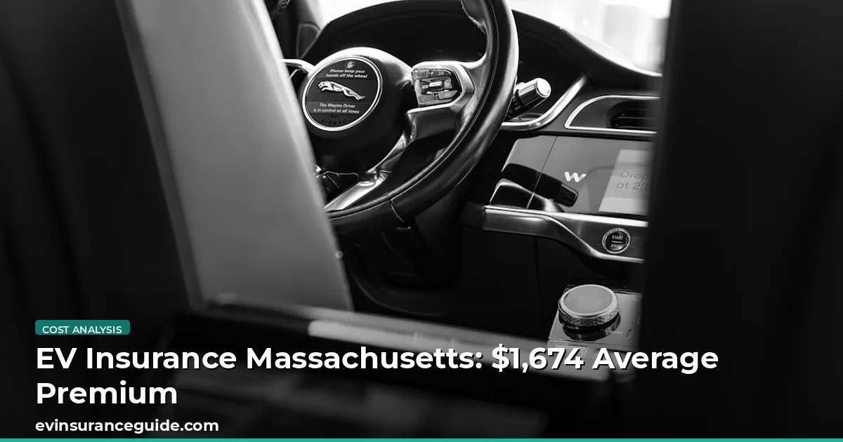 EV Insurance Massachusetts: $1,674 Average Premium