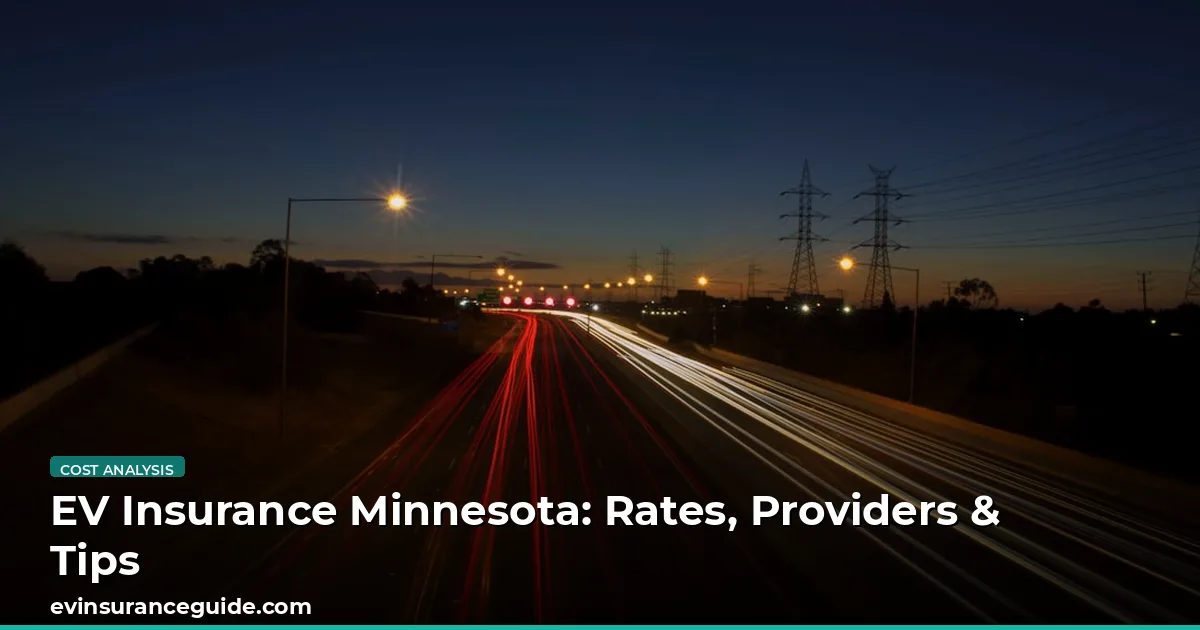 EV Insurance Minnesota: Rates, Providers & Tips