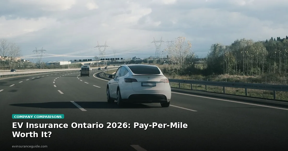 EV Insurance Ontario 2026: Pay-Per-Mile Worth It?