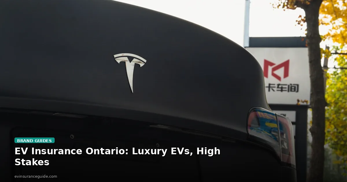 EV Insurance Ontario: Luxury EVs, High Stakes
