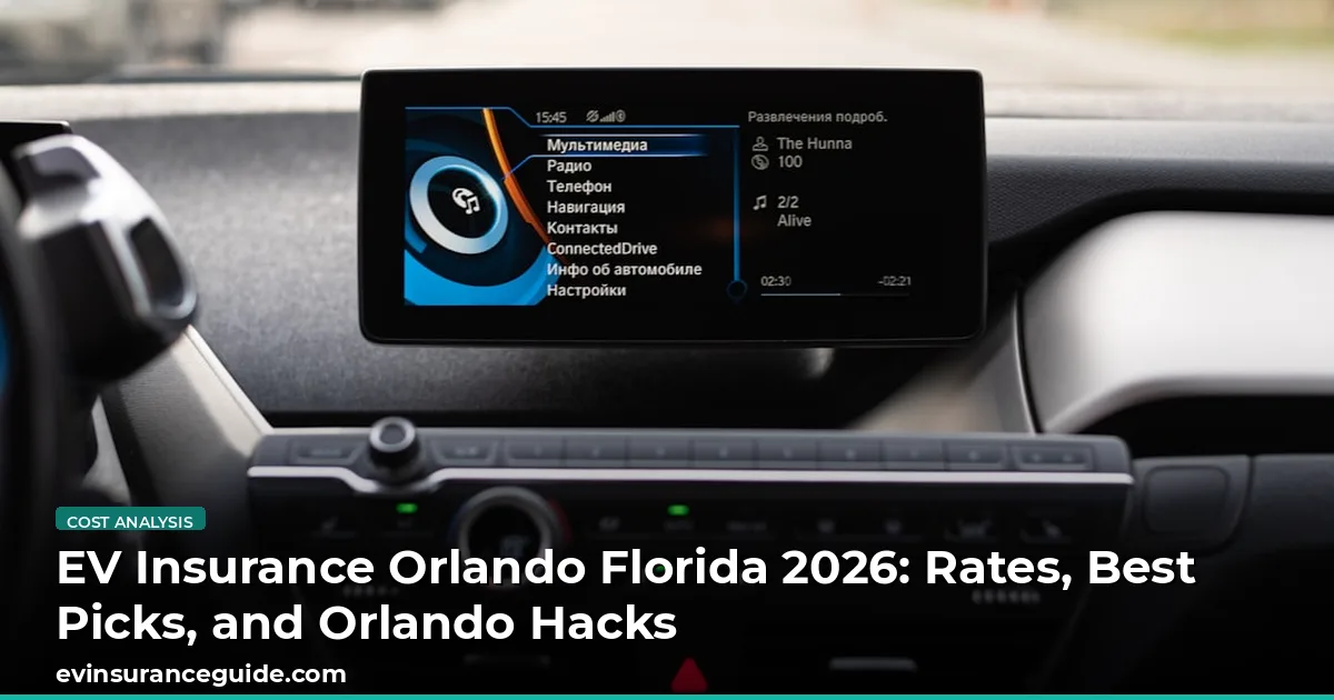EV Insurance Orlando Florida 2026: Rates, Best Picks, and Orlando Hacks