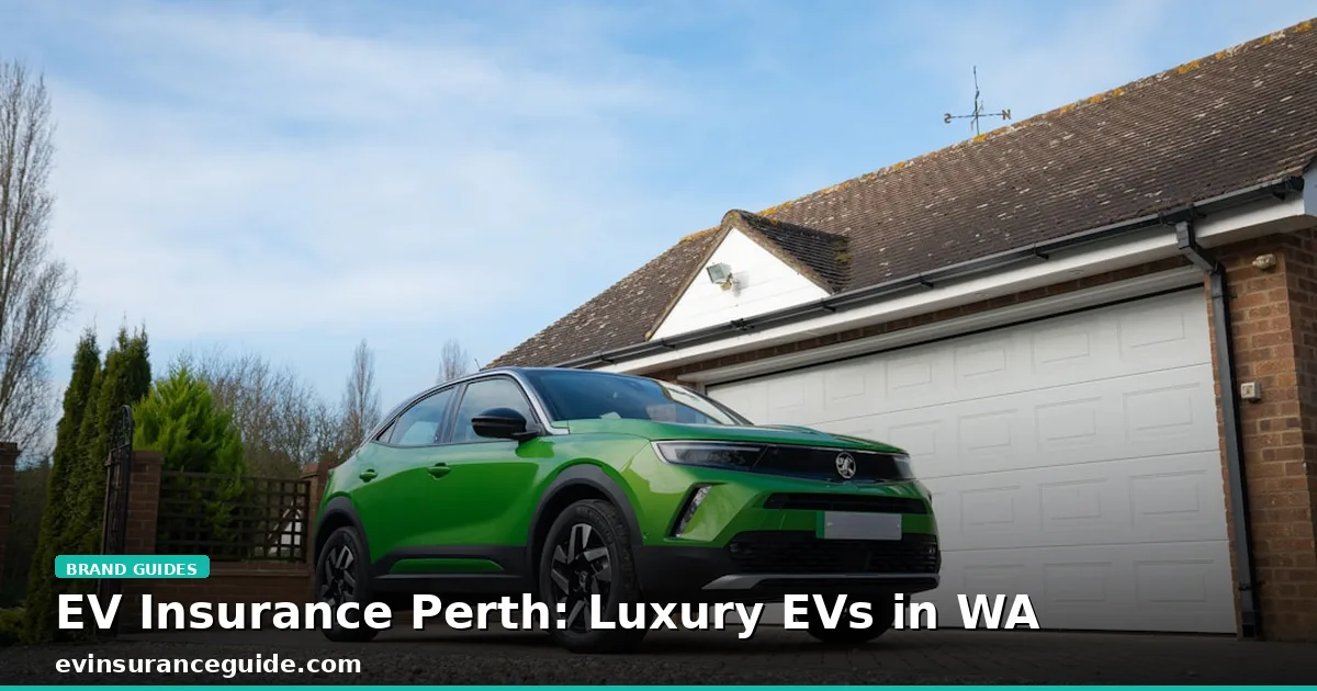 EV Insurance Perth: Luxury EVs in WA