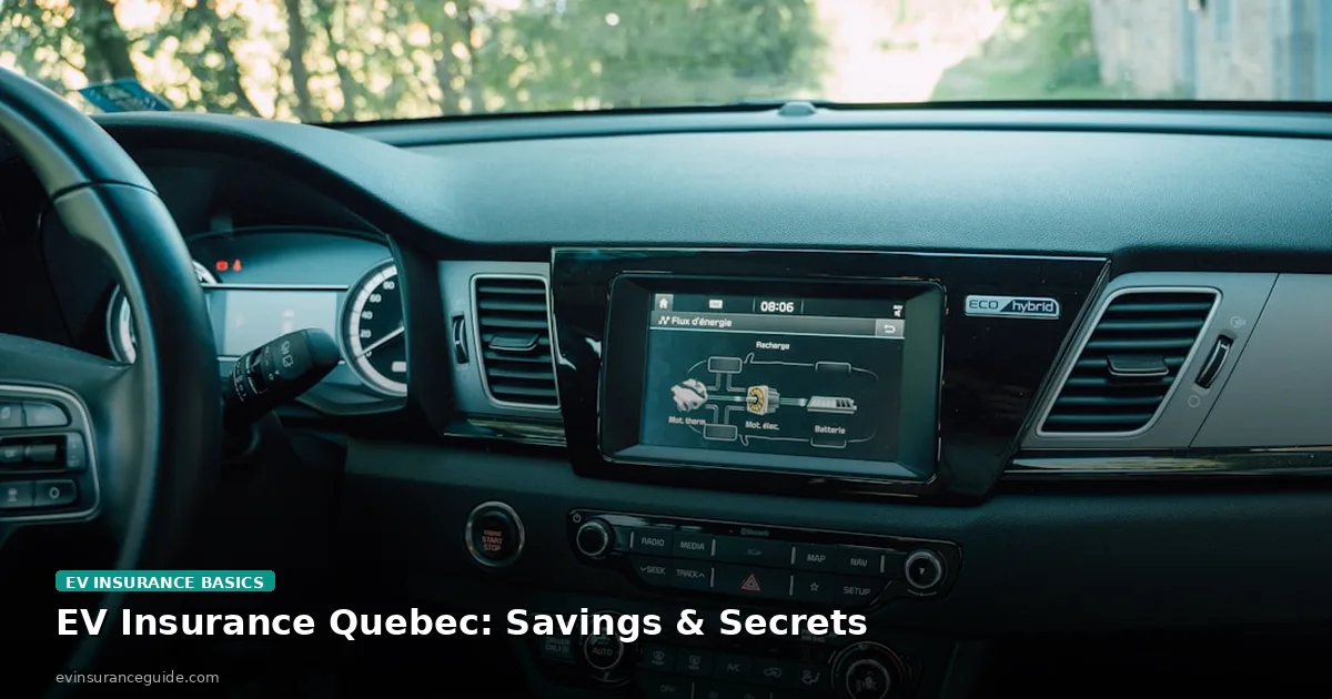 EV Insurance Quebec: Savings & Secrets