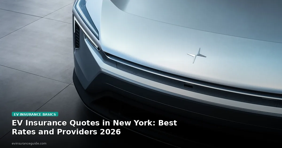 EV Insurance Quotes in New York: Best Rates and Providers 2026