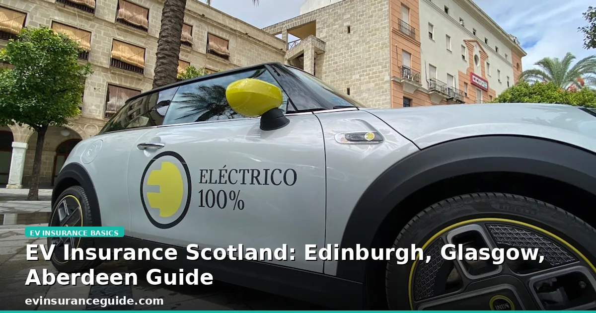 EV Insurance Scotland: Edinburgh, Glasgow, Aberdeen Guide
