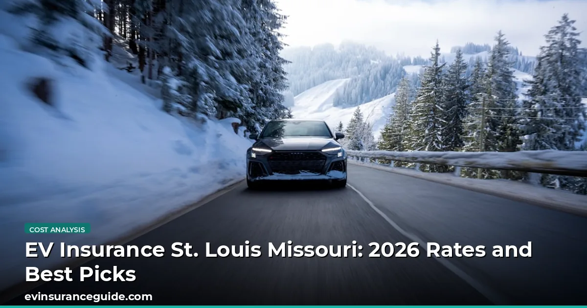 EV Insurance St. Louis Missouri: 2026 Rates and Best Picks