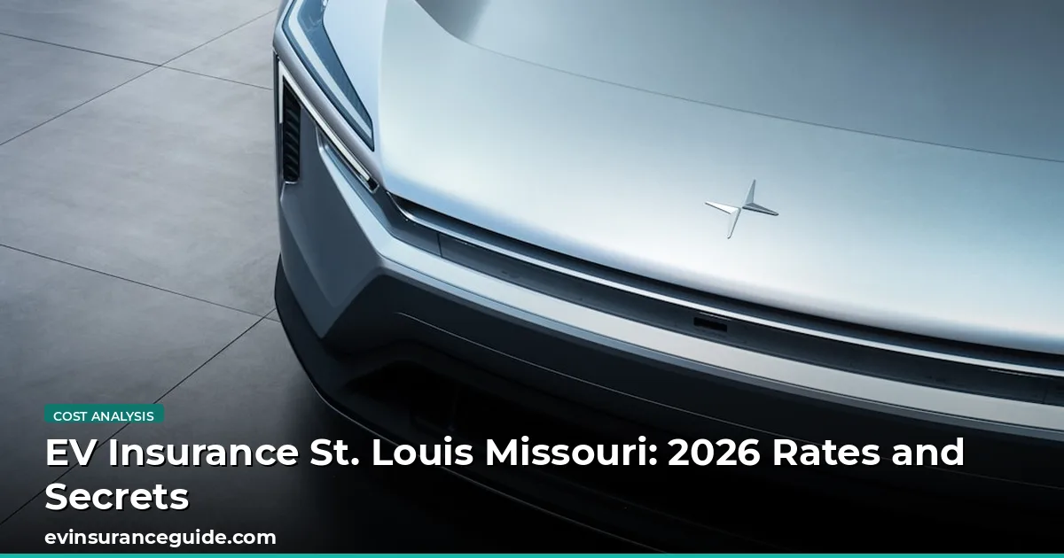EV Insurance St. Louis Missouri: 2026 Rates and Secrets