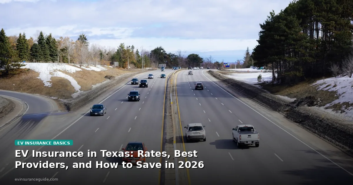 EV Insurance in Texas: Rates, Best Providers, and How to Save in 2026