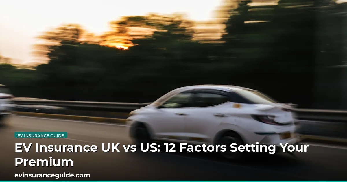 EV Insurance UK vs US: 12 Factors Setting Your Premium