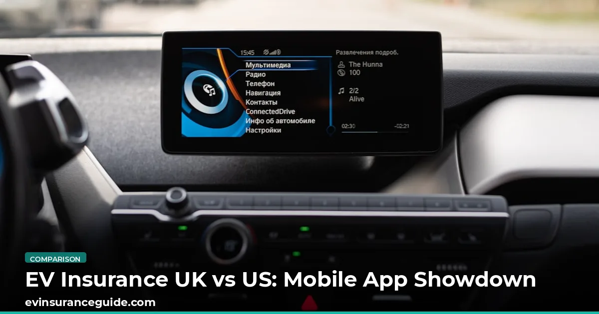 EV Insurance UK vs US: Mobile App Showdown