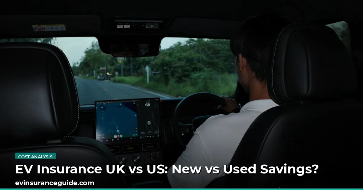 EV Insurance UK vs US: New vs Used Savings?