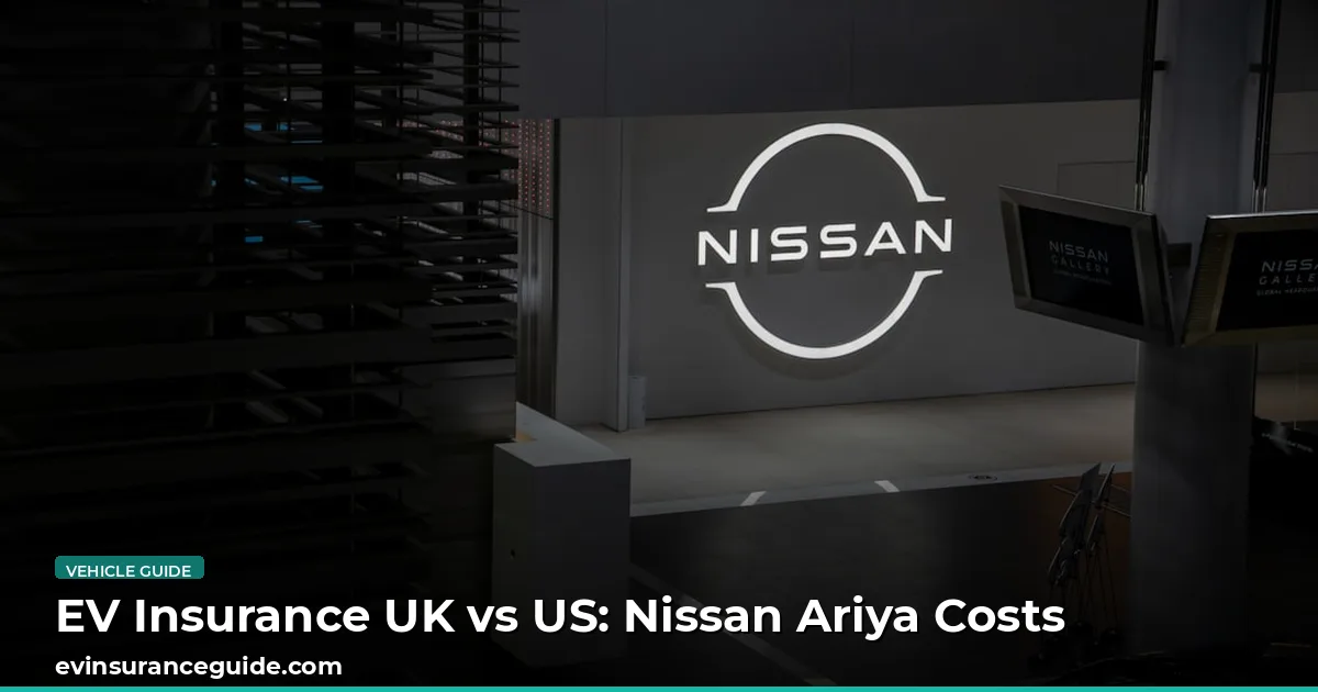 EV Insurance UK vs US: Nissan Ariya Costs