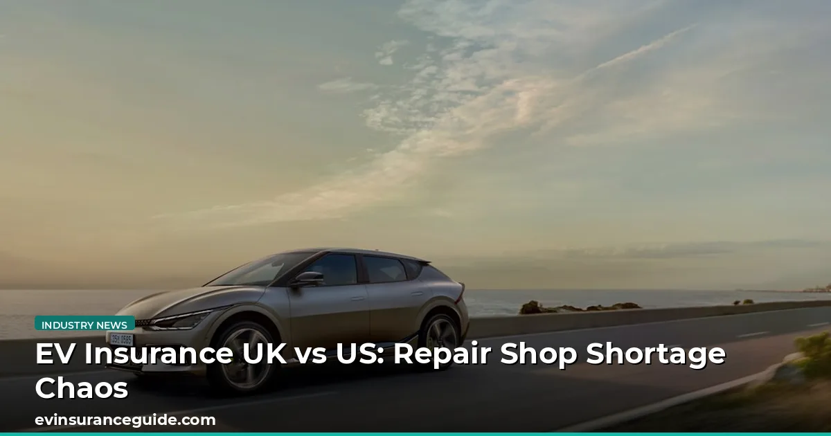 EV Insurance UK vs US: Repair Shop Shortage Chaos