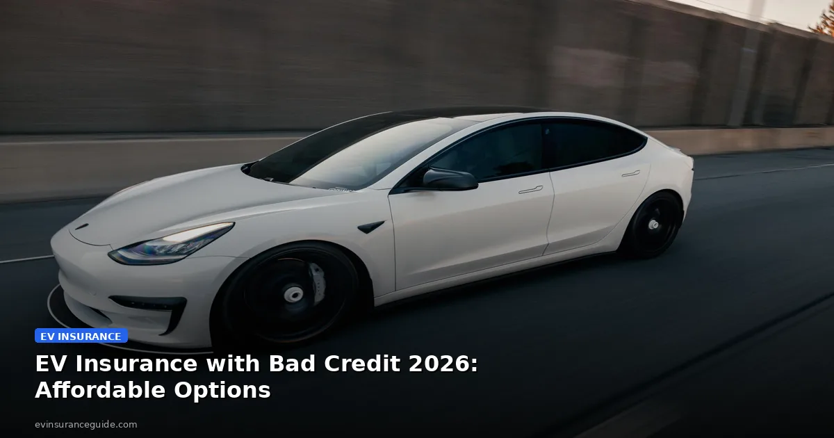 EV Insurance with Bad Credit 2026: Affordable Options