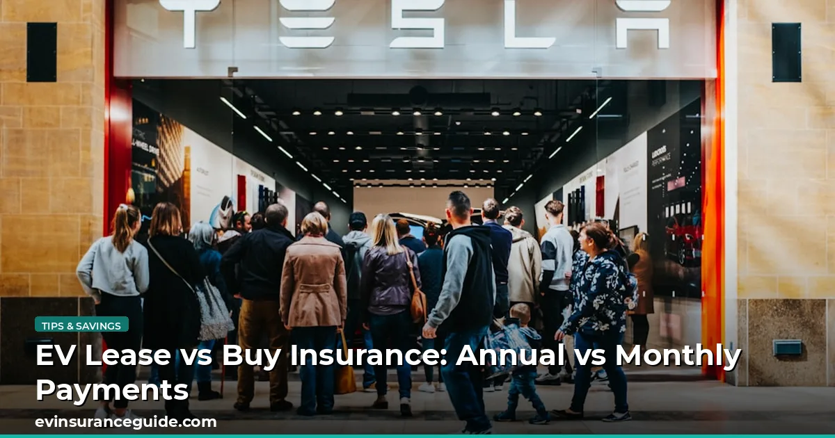 EV Lease vs Buy Insurance: Annual vs Monthly Payments