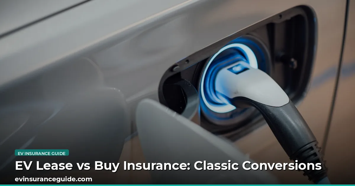 EV Lease vs Buy Insurance: Classic Conversions
