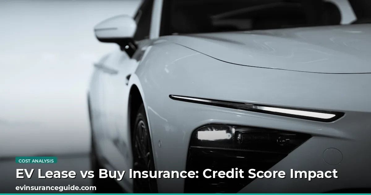 EV Lease vs Buy Insurance: Credit Score Impact