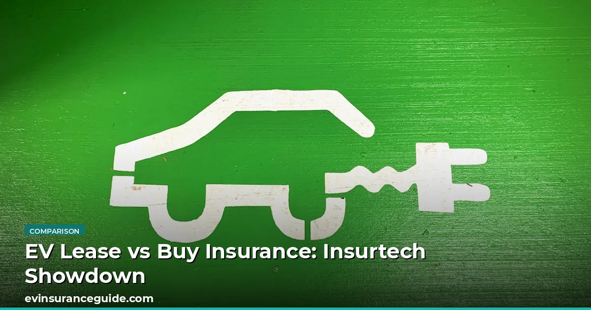 EV Lease vs Buy Insurance: Insurtech Showdown