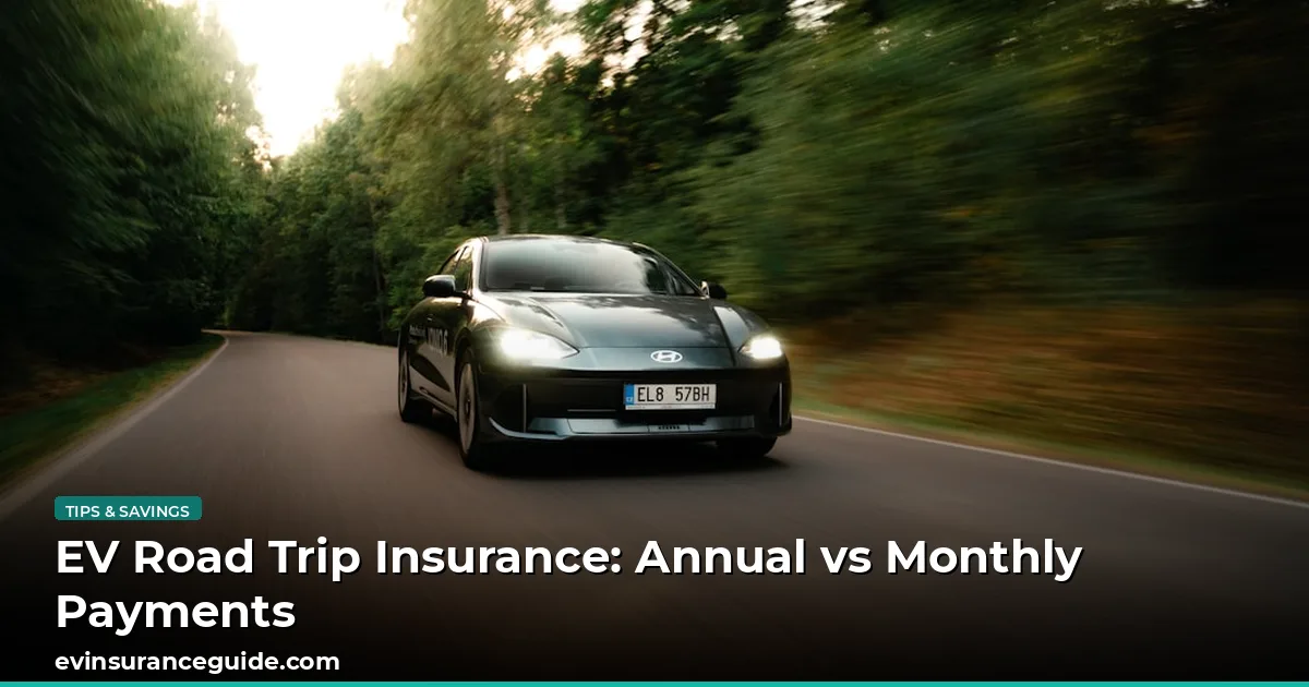 EV Road Trip Insurance: Annual vs Monthly Payments