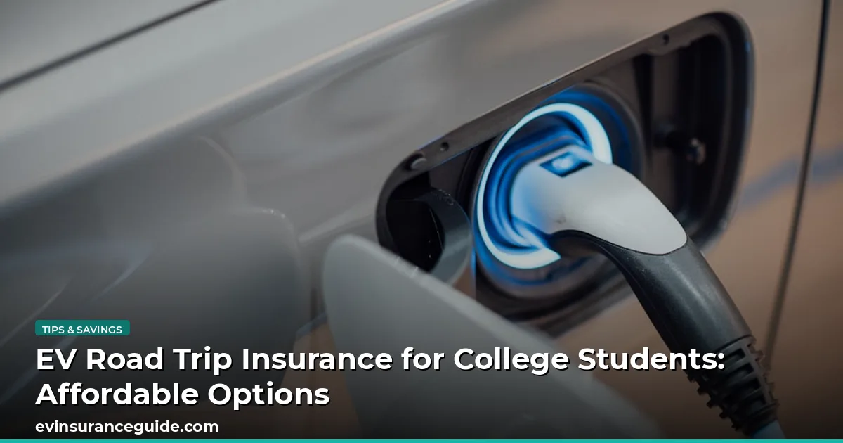 EV Road Trip Insurance for College Students: Affordable Options
