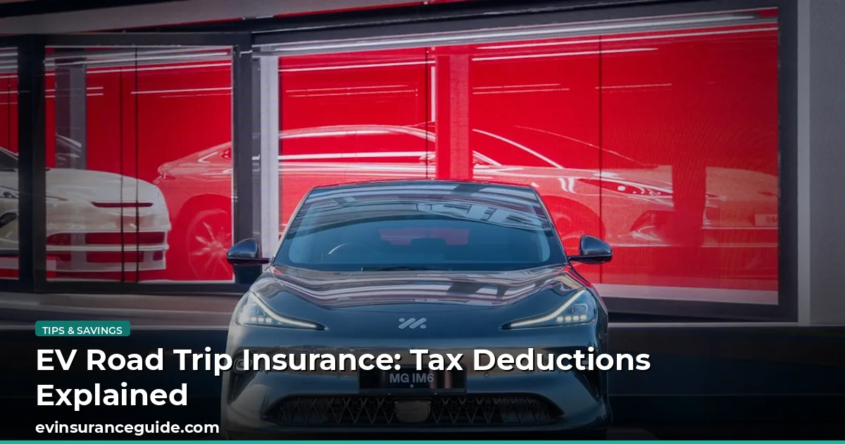 EV Road Trip Insurance: Tax Deductions Explained