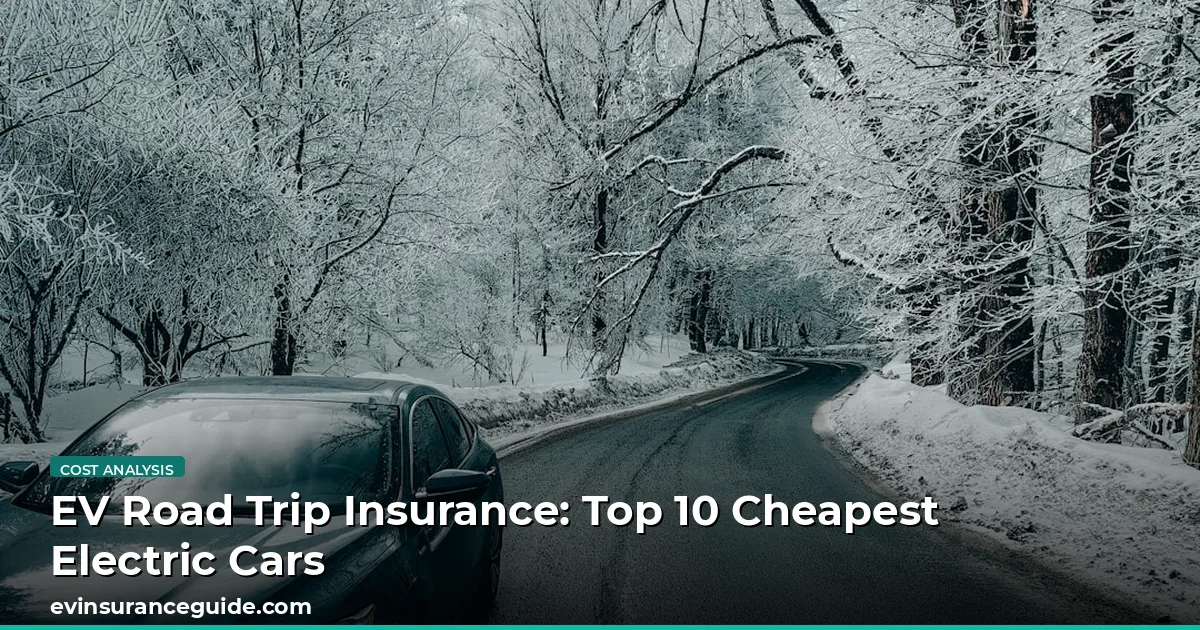 EV Road Trip Insurance: Top 10 Cheapest Electric Cars