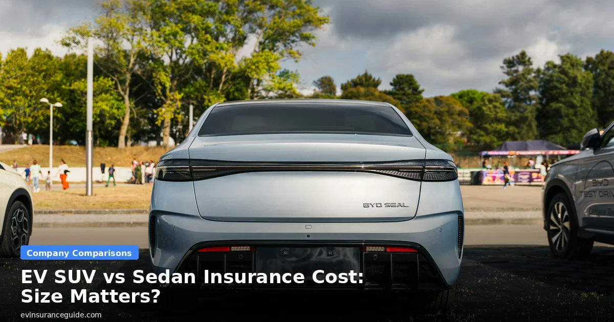 EV SUV vs Sedan Insurance Cost: Size Matters?
