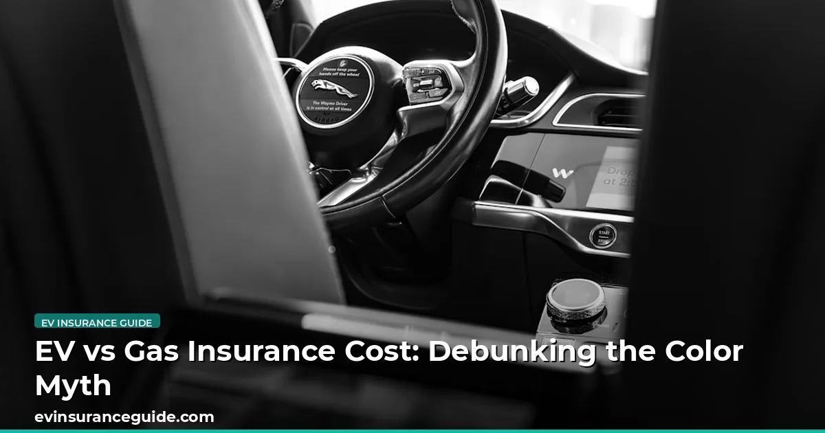 EV vs Gas Insurance Cost: Debunking the Color Myth