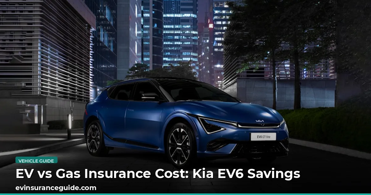 EV vs Gas Insurance Cost: Kia EV6 Savings