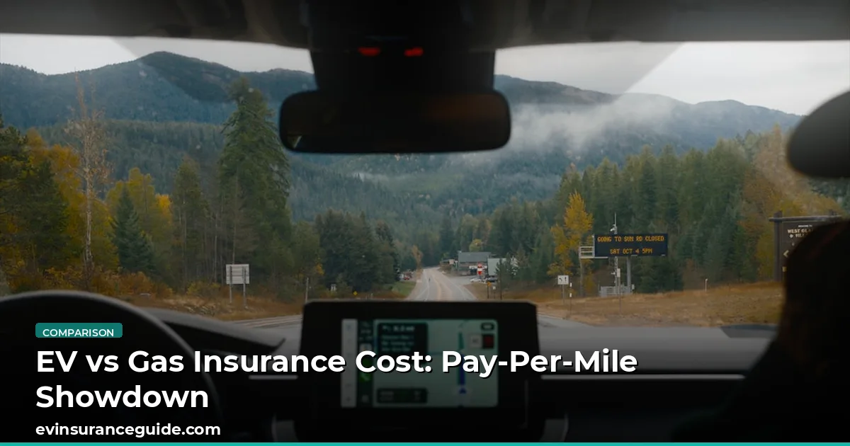 EV vs Gas Insurance Cost: Pay-Per-Mile Showdown
