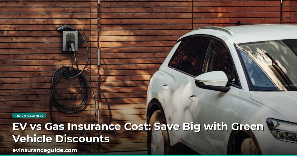 EV vs Gas Insurance Cost: Save Big with Green Vehicle Discounts