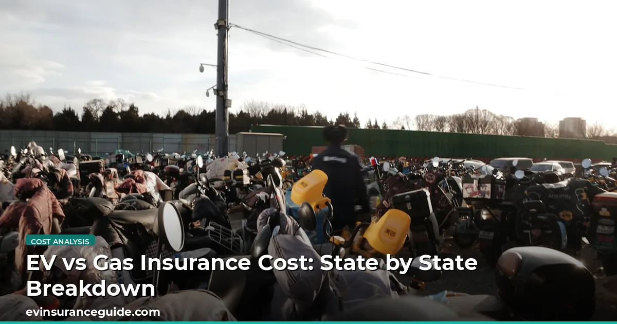 EV vs Gas Insurance Cost: State by State Breakdown