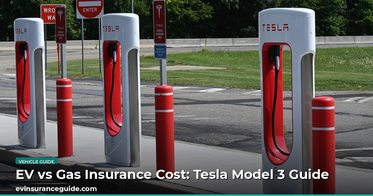 EV vs Gas Insurance Cost: Tesla Model 3 Guide