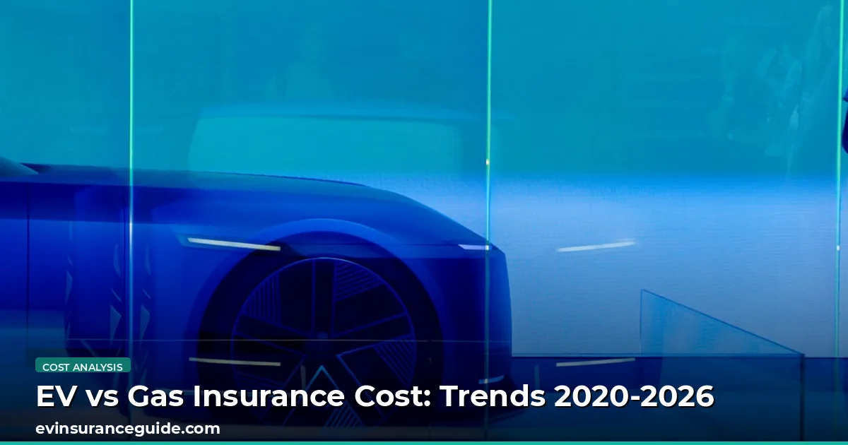 EV vs Gas Insurance Cost: Trends 2020-2026