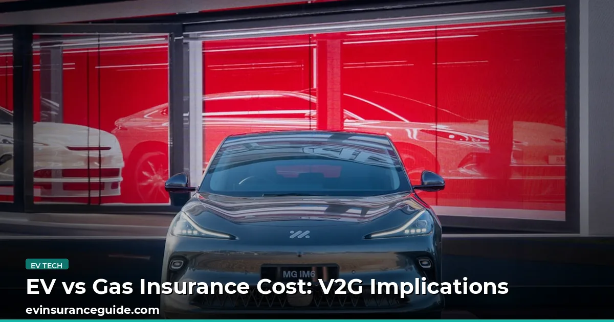 EV vs Gas Insurance Cost: V2G Implications