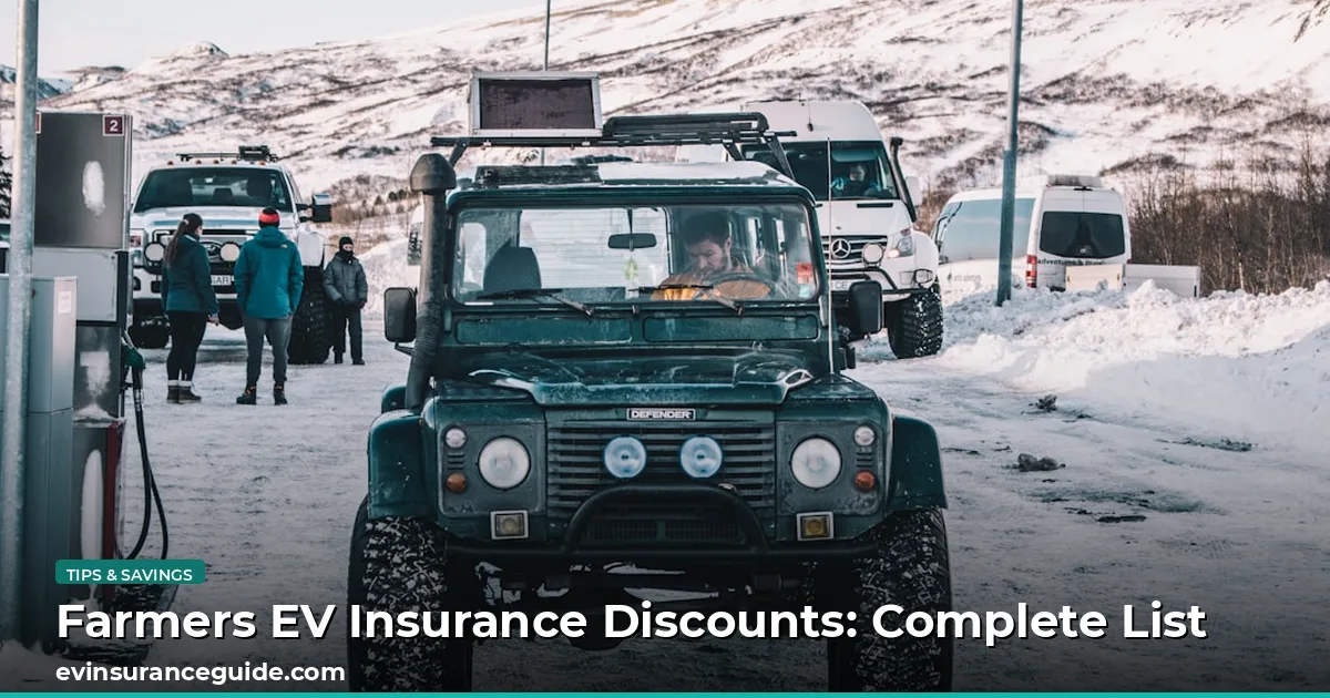 Farmers EV Insurance Discounts: Complete List