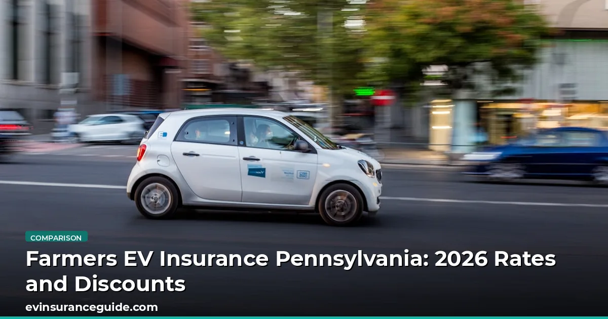 Farmers EV Insurance Pennsylvania: 2026 Rates and Discounts