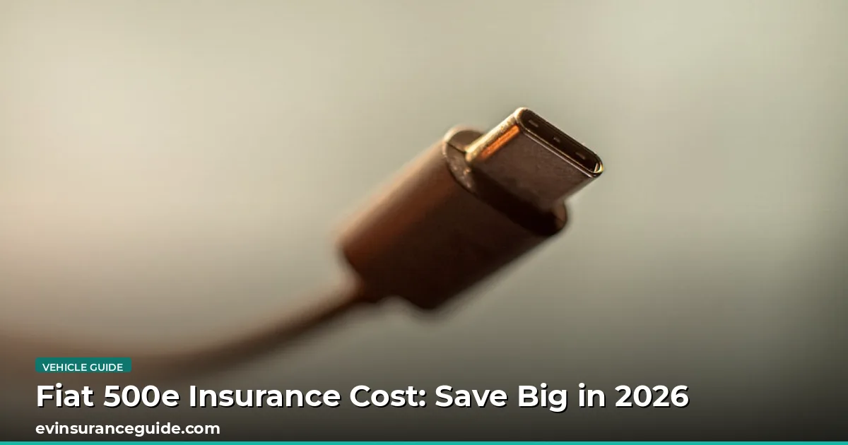 Fiat 500e Insurance Cost: Save Big in 2026