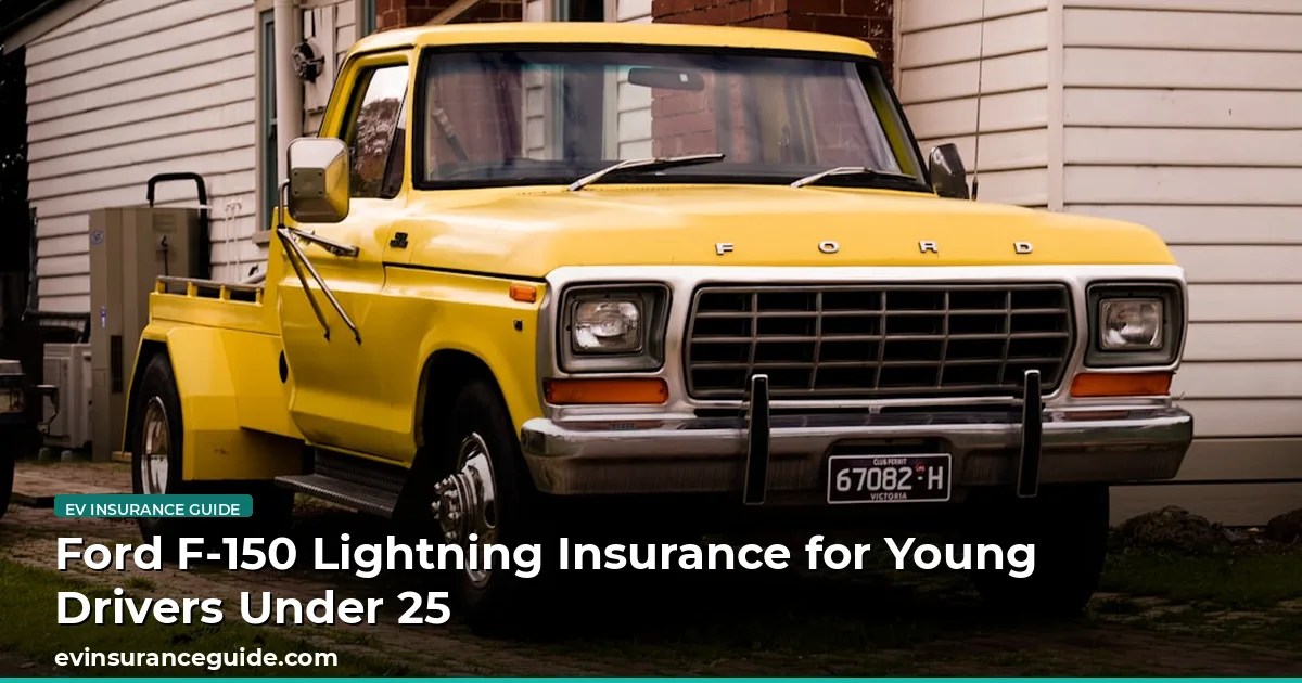 Ford F-150 Lightning Insurance for Young Drivers Under 25
