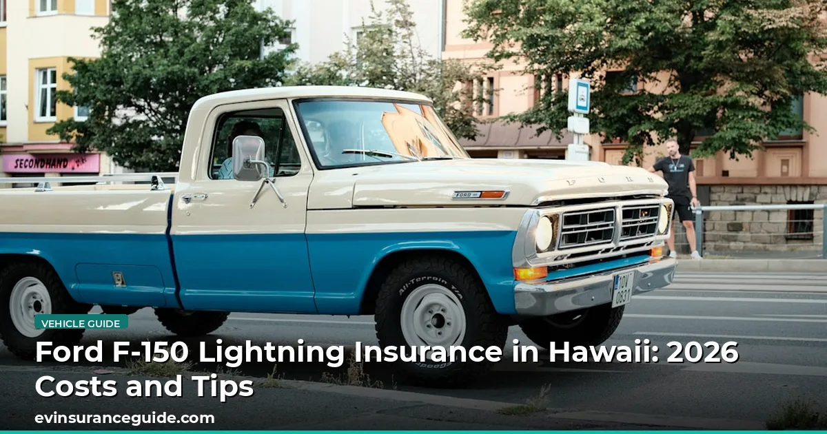 Ford F-150 Lightning Insurance in Hawaii: 2026 Costs and Tips